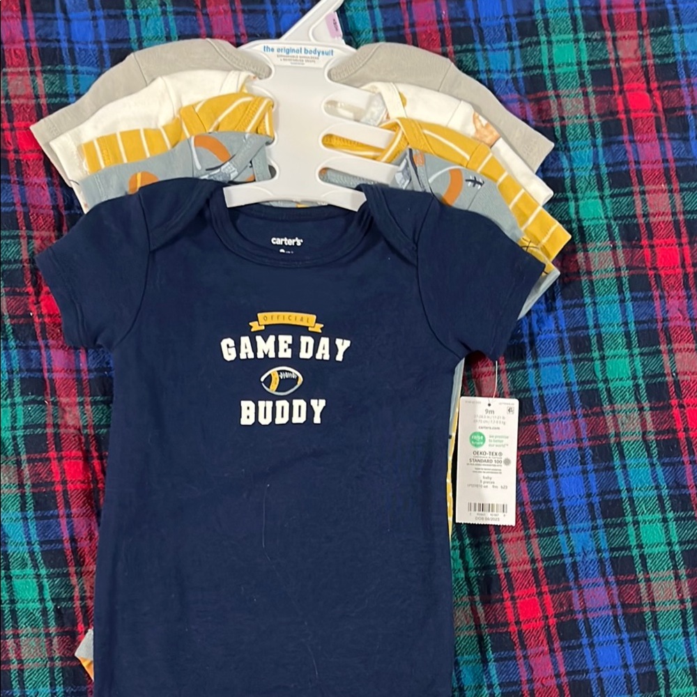 Game Day Buddy Carter’s Onesies Set